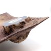 Jeot - Akik Kare Tabak - Naturel ve Kahverengi - Görsel 6