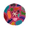 Rune - Güç Derin Tabak - Pembe Geometrik Desenli
